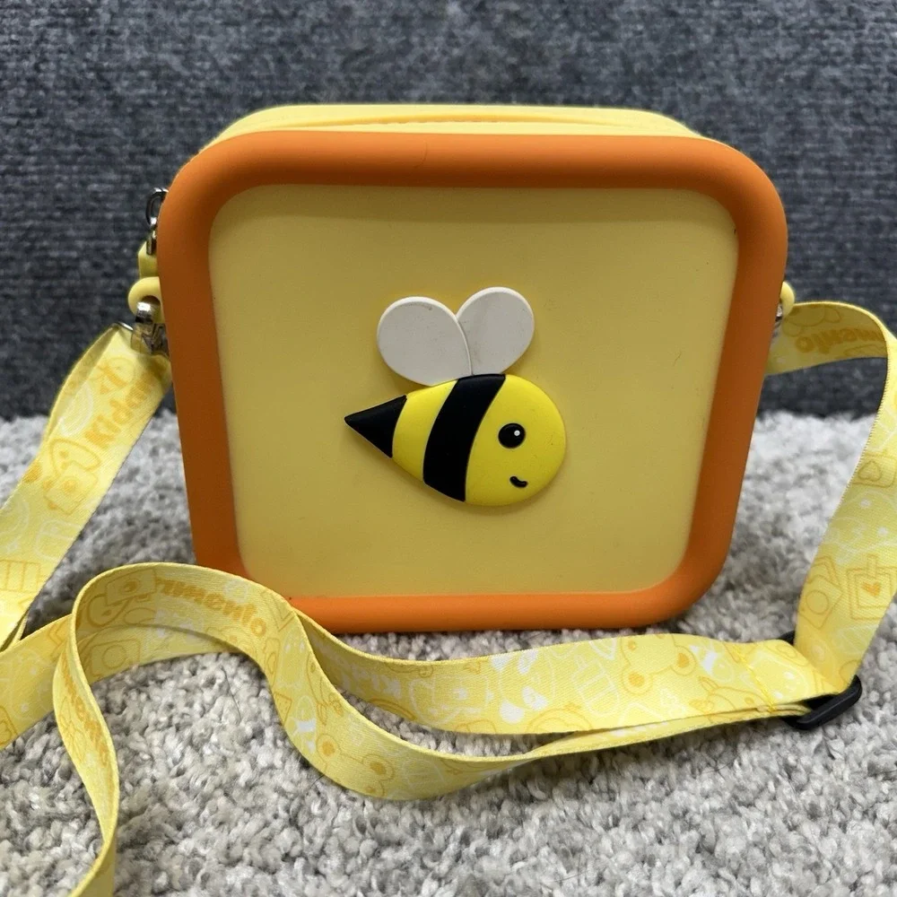 Kiimento Kidamento Little Bee Yellow Silicone Bag Crossbody Case kids